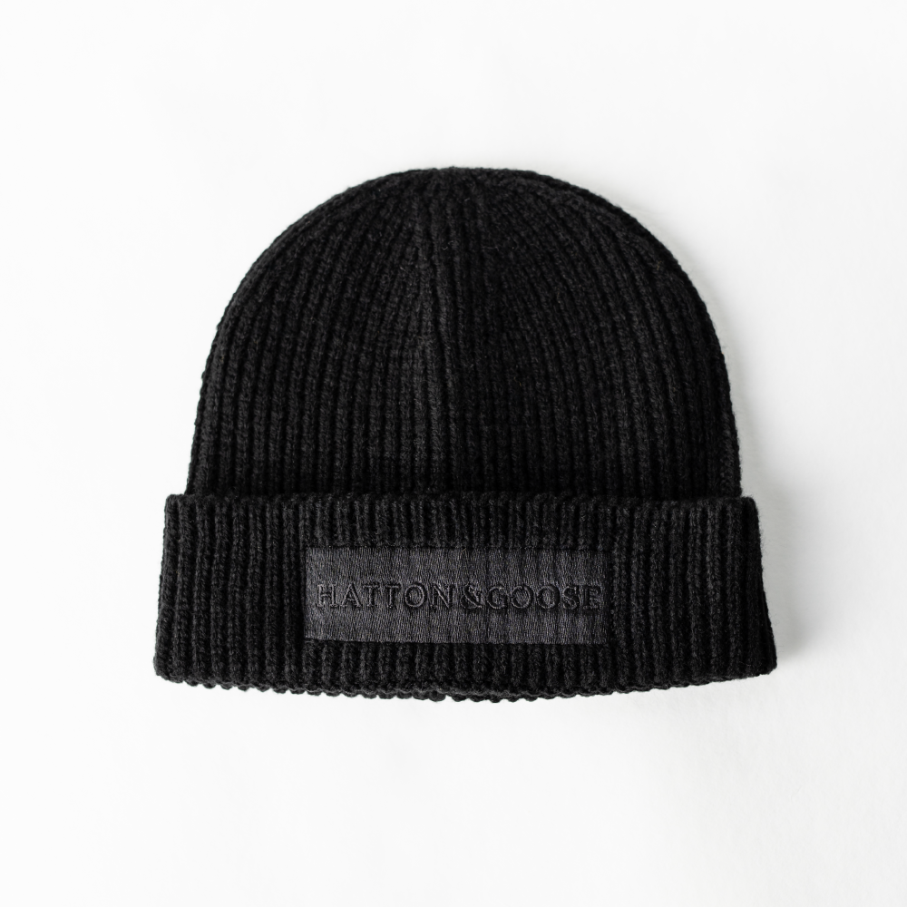 Black Beanie Hat