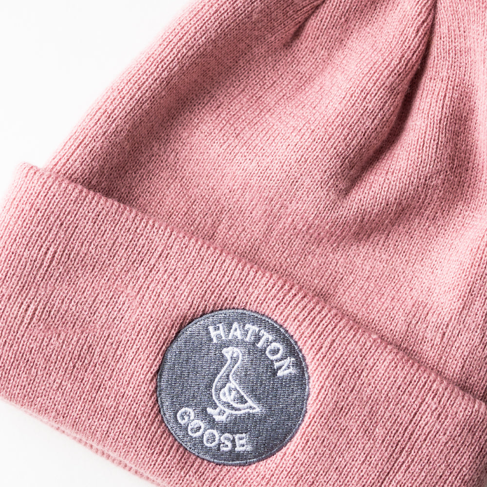Kids Pink Bobble Hat